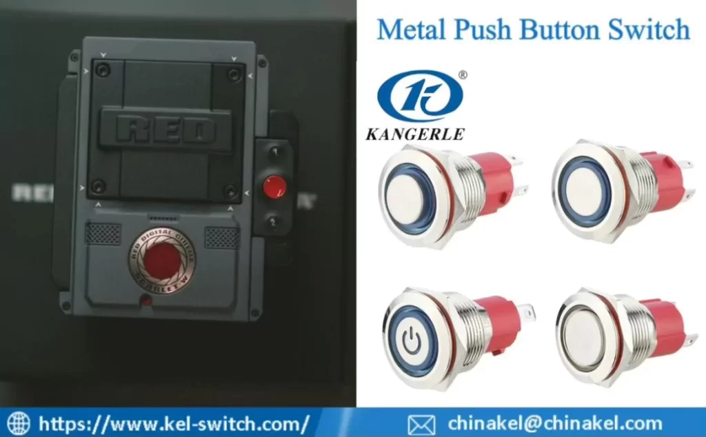 metal push button