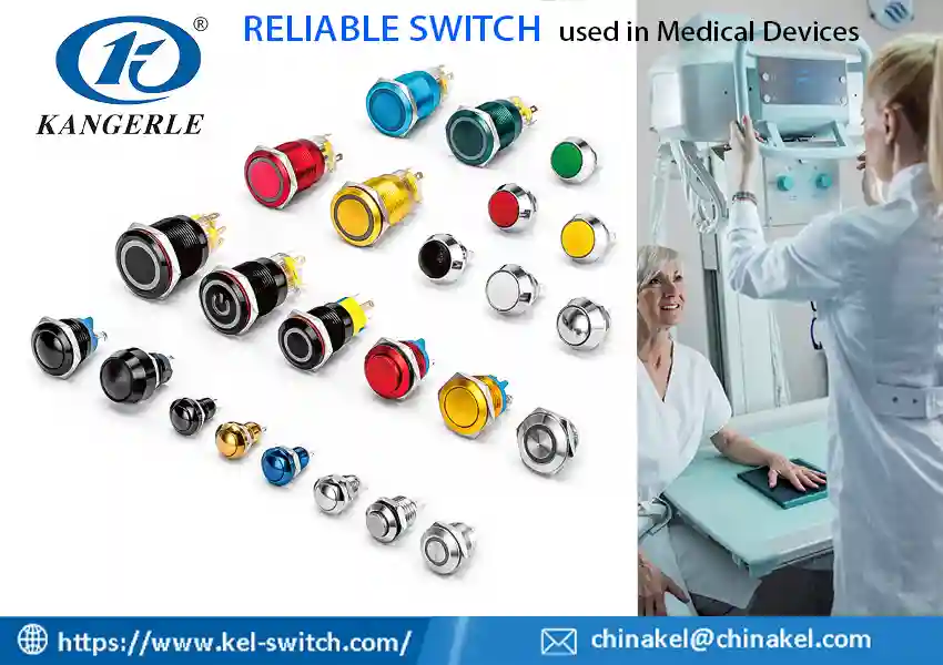 push button switch in medical devices