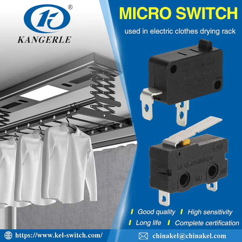 Micro Switch used in electric clothes drying rack